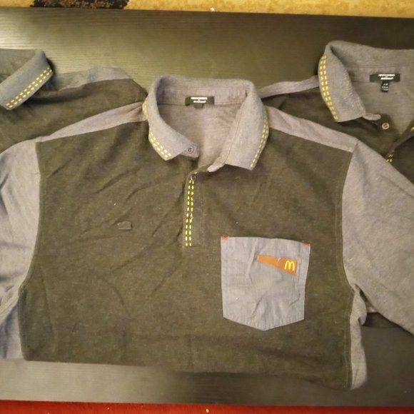 SET OF 3 - McDonald’s Timeless Elements Uniform Shirt - Size L - Picture 2 of 8